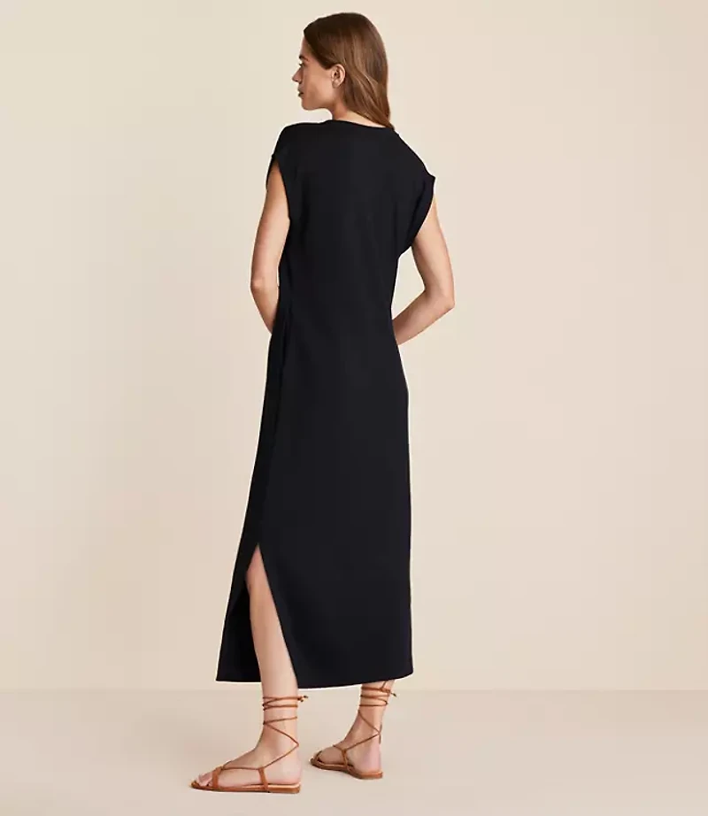 Lou & Grey Scubasoft Muscle Tee Midi Pocket Dress