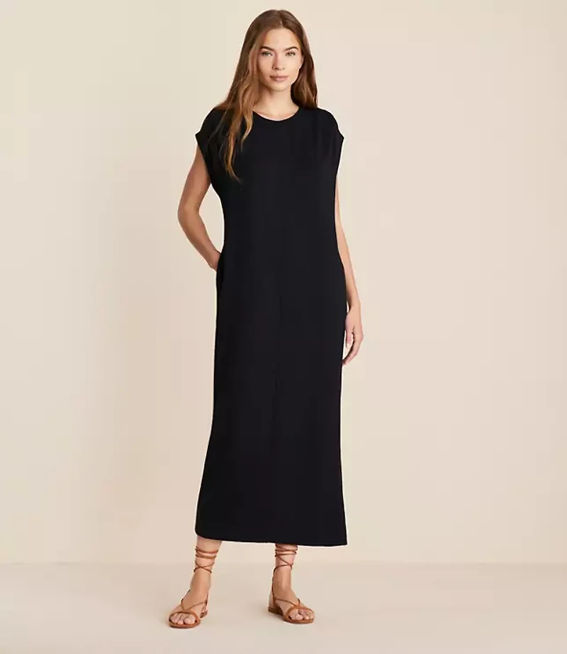 Lou & Grey Scubasoft Muscle Tee Midi Pocket Dress