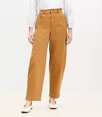 Petite Barrel Pants Canvas