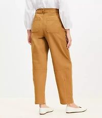 Petite Barrel Pants Canvas