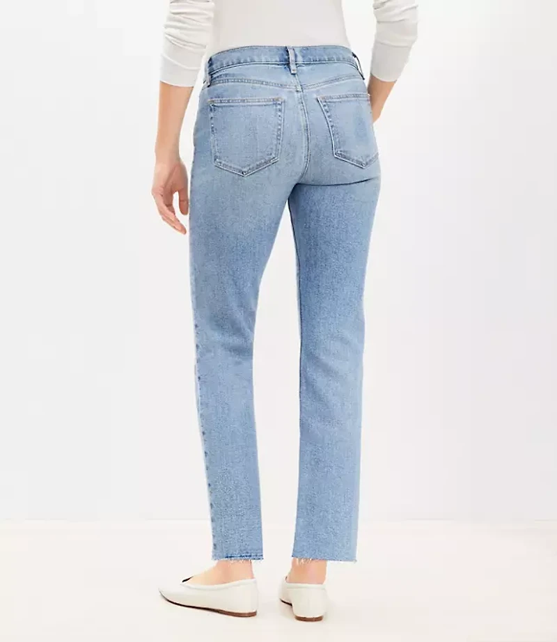 Fresh Cut Mid Rise Slim Jeans Classic Wash