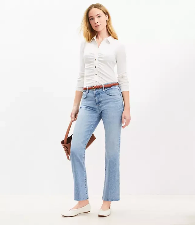 Fresh Cut Mid Rise Slim Jeans Classic Wash