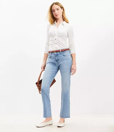 Fresh Cut Mid Rise Slim Jeans in Classic Mid Wash