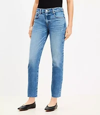 Fresh Cut Mid Rise Slim Jeans Bright Vintage Wash