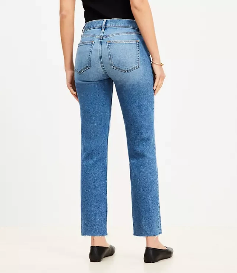 Fresh Cut Mid Rise Slim Jeans Bright Vintage Wash