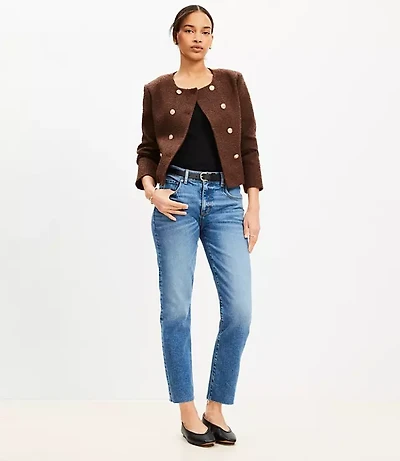 Fresh Cut Mid Rise Slim Jeans in Bright Vintage Wash