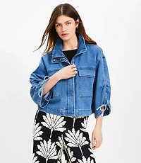 Tie Sleeve Utility Jacket