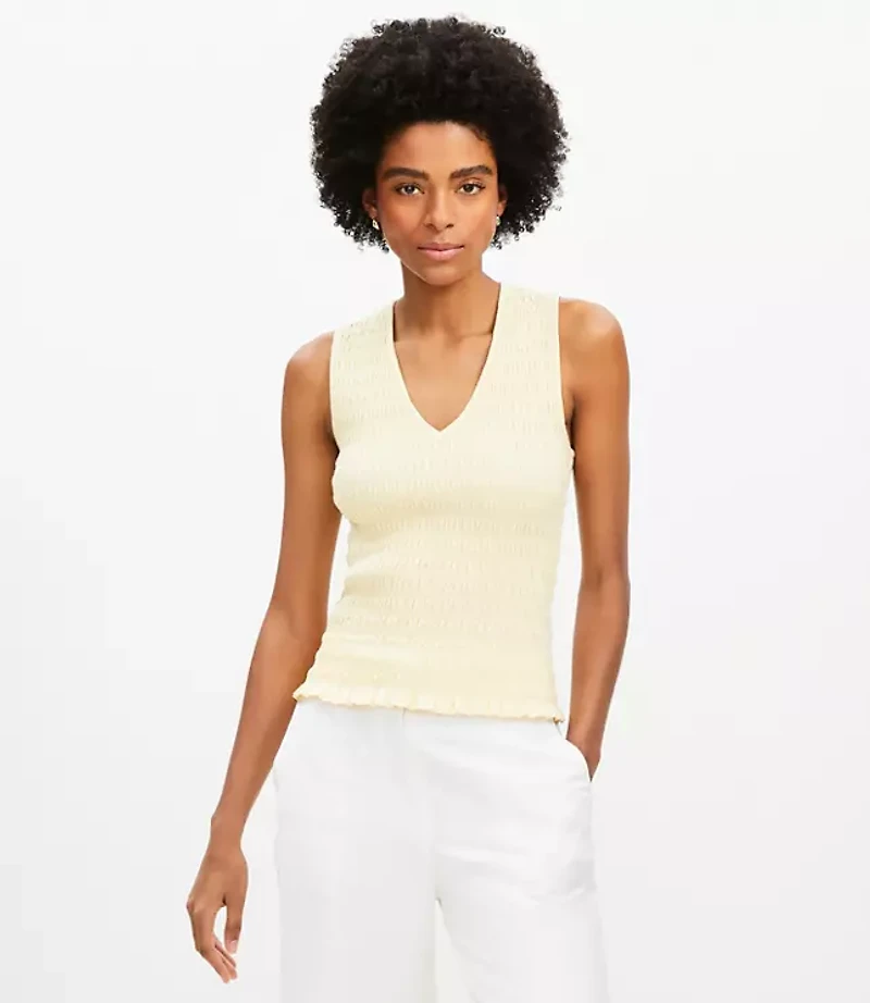 Smocked Modern Tank Top