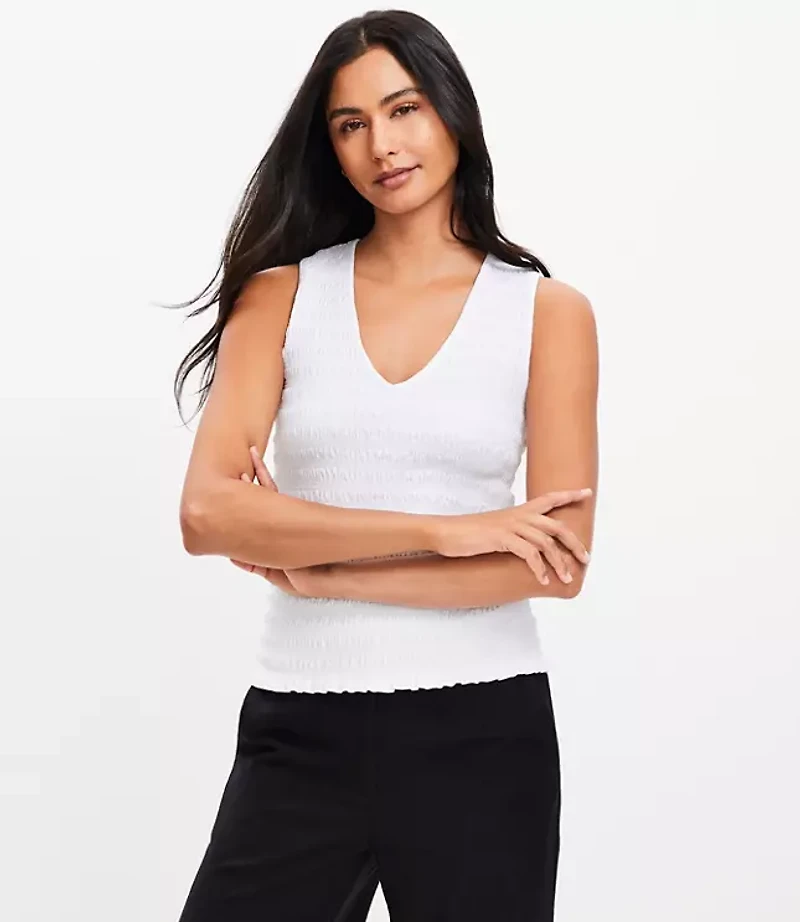 Smocked Modern Tank Top