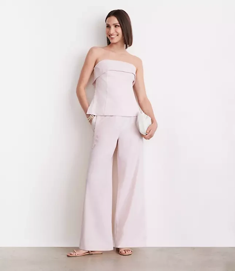 LOFT Versa Pure Spun Foldover Strapless Top