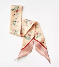 Floral Skinny Scarf