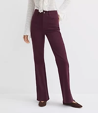 Petite High Rise Relaxed Flare Pants