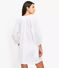 LOFT Beach Tie Neck Pocket Swimsuit Coverup