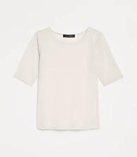 LOFT Versa Mesh Elbow Sleeve Tee