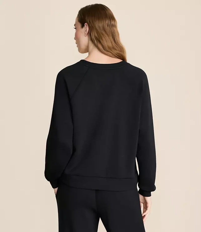 Lou & Grey Scubasoft Split Neck Top