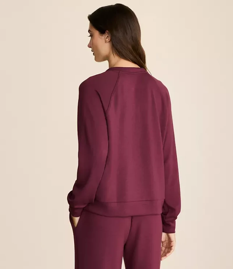 Lou & Grey Scubasoft Split Neck Top