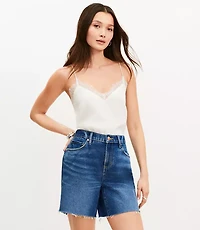 Petite Lace Trim V-Neck Cami