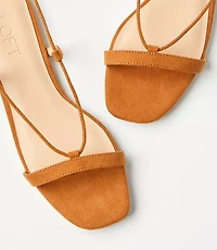 Strappy Lace Up Sandals