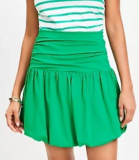 Petite Bubble Hem Mini Skirt