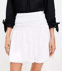 Petite Bubble Hem Mini Skirt