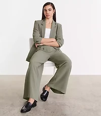 LOFT Versa Crepe Drape Oversized Blazer