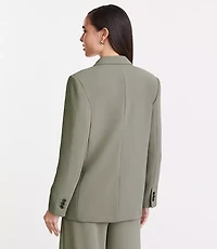 LOFT Versa Crepe Drape Oversized Blazer