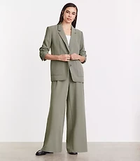 LOFT Versa Crepe Drape Oversized Blazer