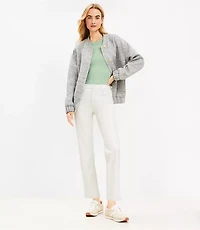 Five Pocket Straight Pants Faux Leather