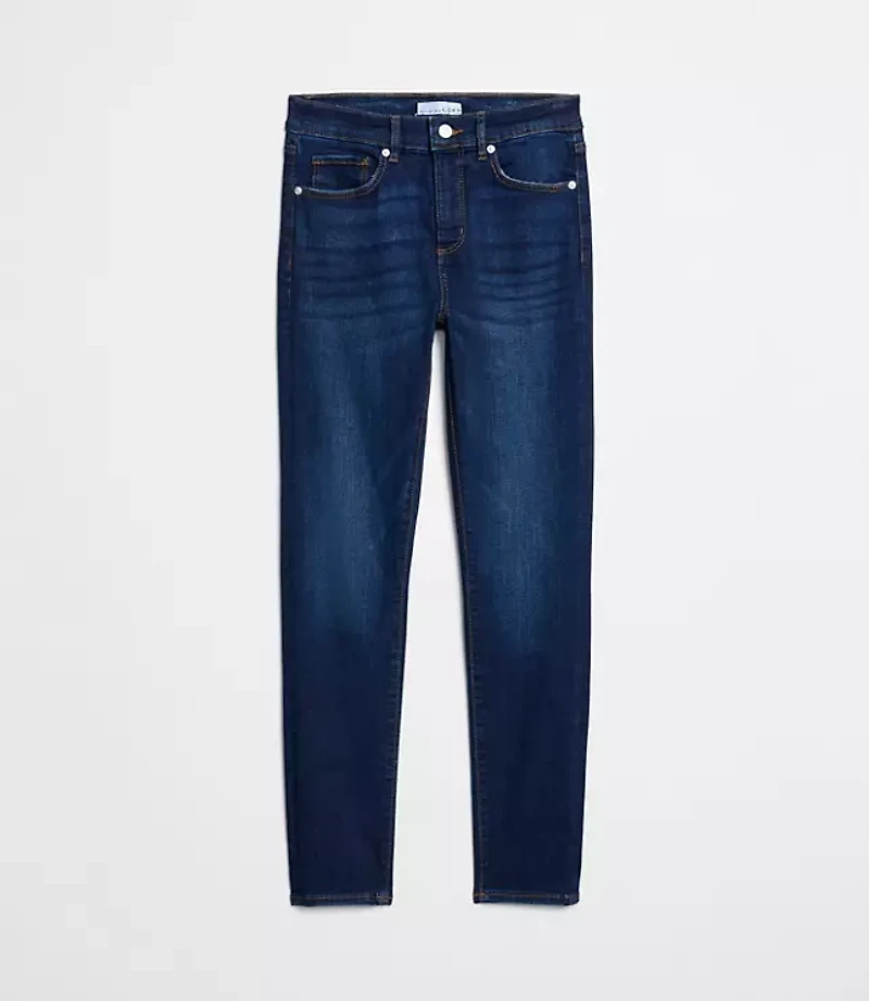 Mid Rise Skinny Jeans Vintage Dark Wash