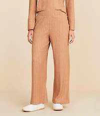 Lou & Grey Brushed Rib Wide Leg Pants