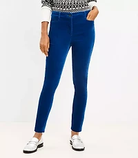 Petite Sutton Skinny Pants Velvet