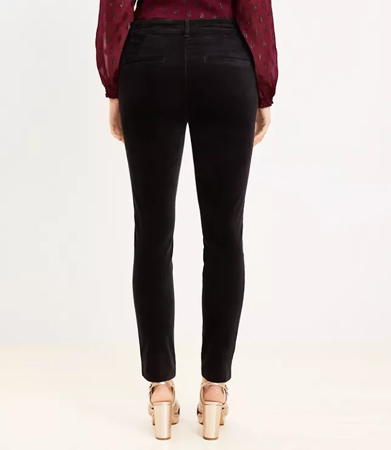 Curvy Sutton Skinny Pants Velvet