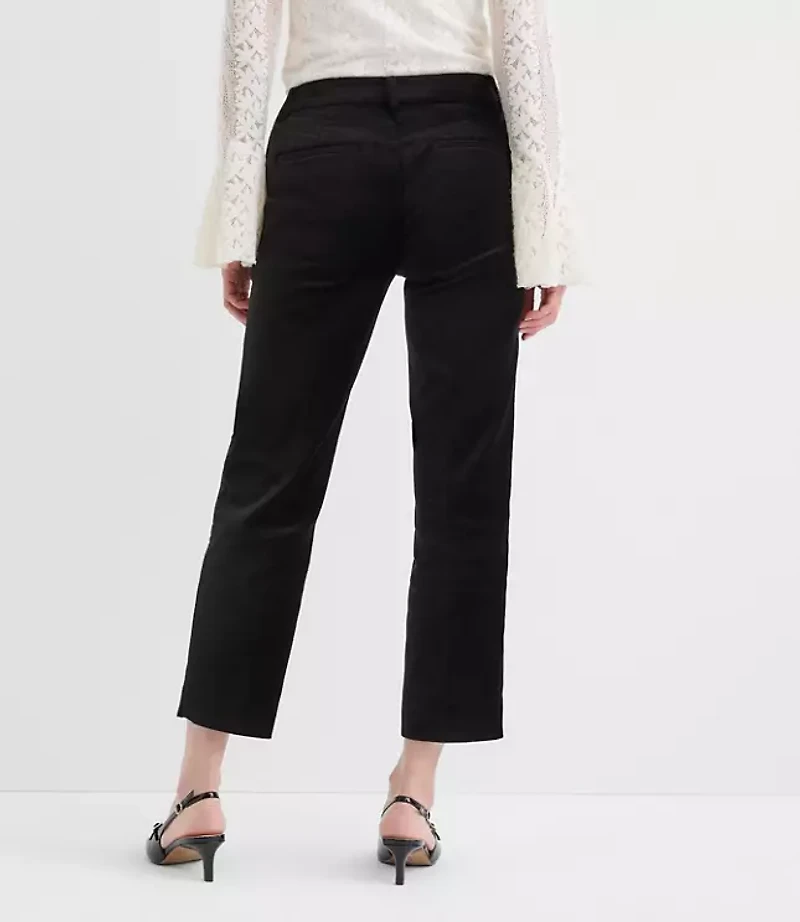 Petite Curvy Riviera Slim Pants Velvet
