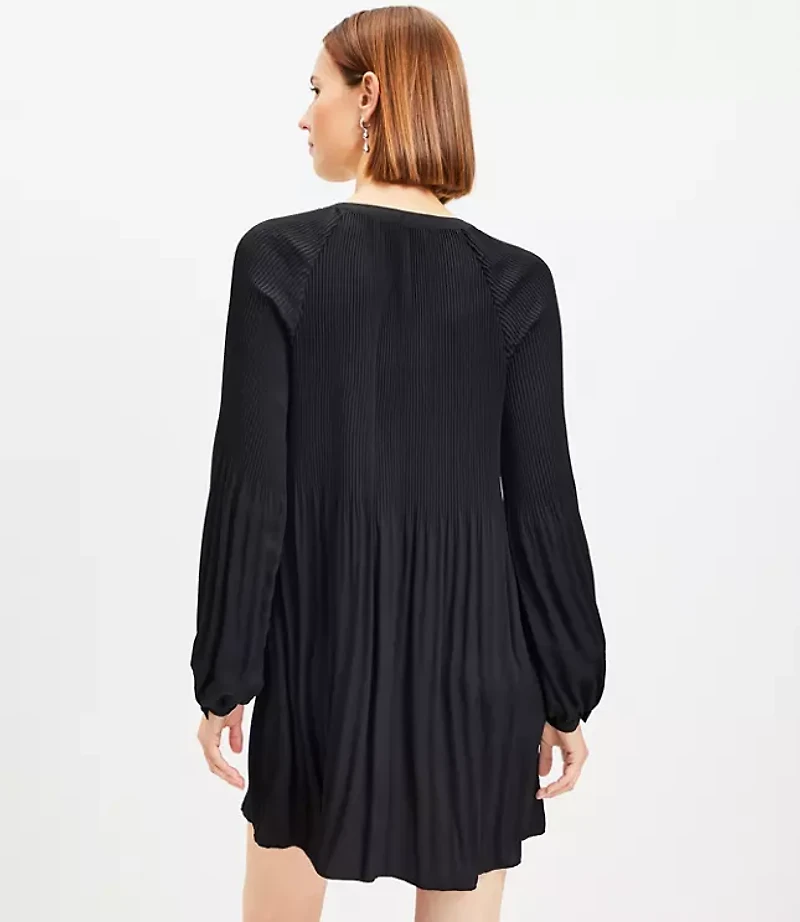 Pleated Swing Dress