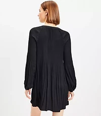 Pleated Swing Dress