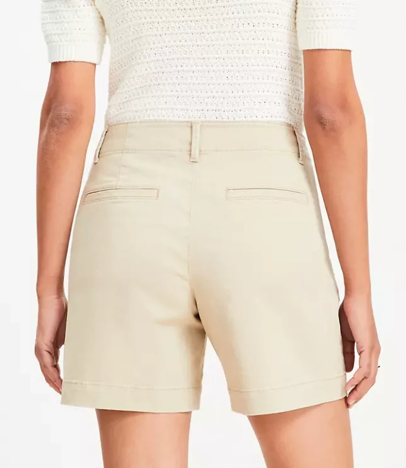 Petite Curvy Monroe Chino Shorts
