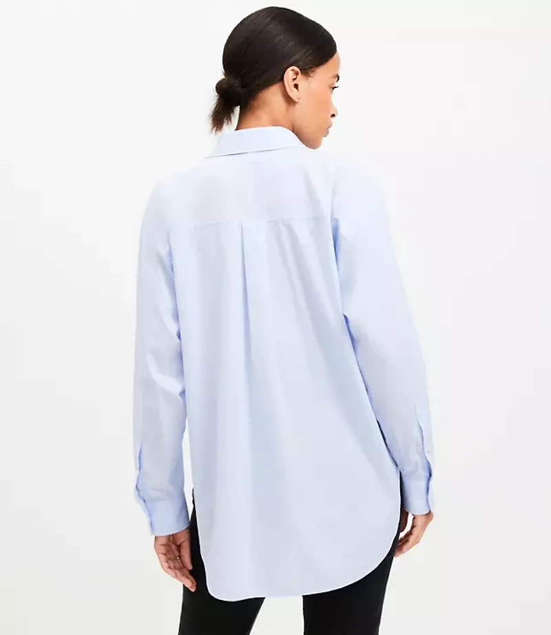Petite End On Everyday Oversized Pocket Shirt