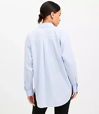 Petite End On Everyday Oversized Pocket Shirt