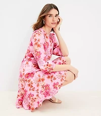 Lily Godet Puff Sleeve Mini Flare Dress