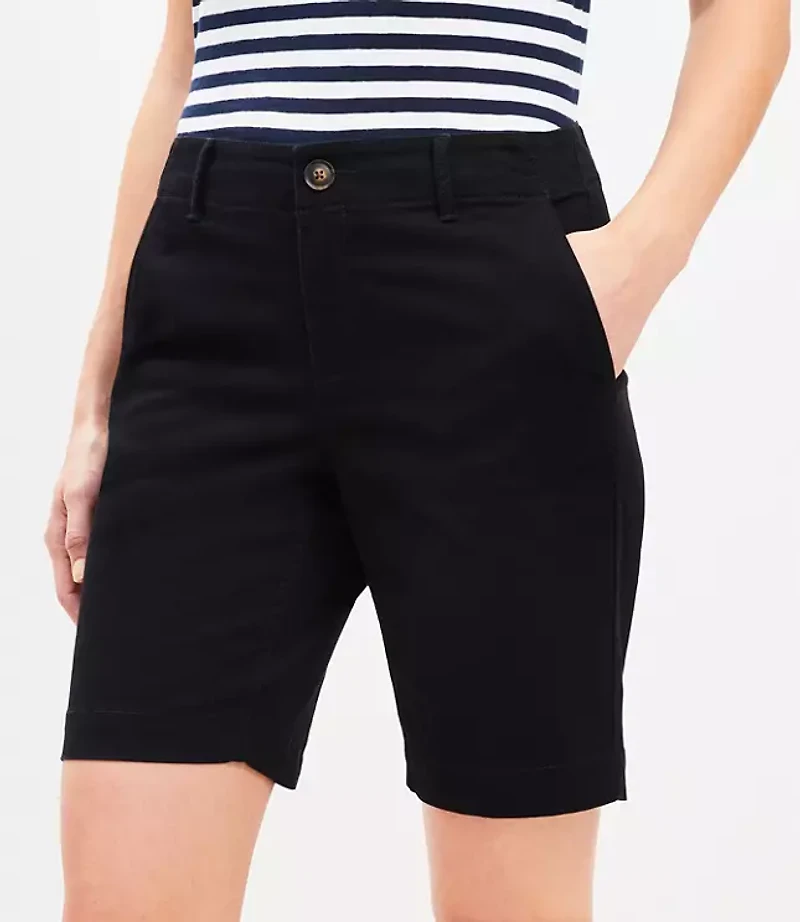 Petite Monroe Chino Bermuda Shorts