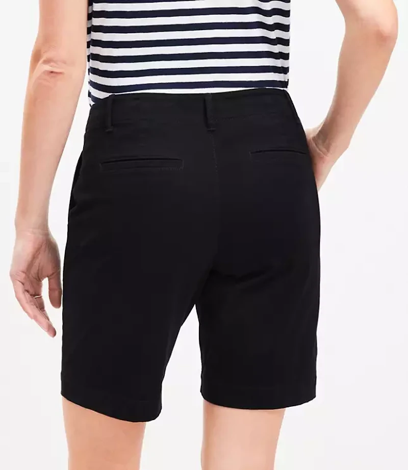 Petite Monroe Chino Bermuda Shorts
