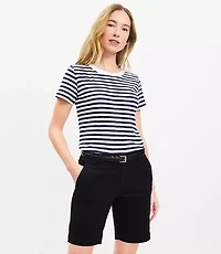 Petite Monroe Chino Bermuda Shorts