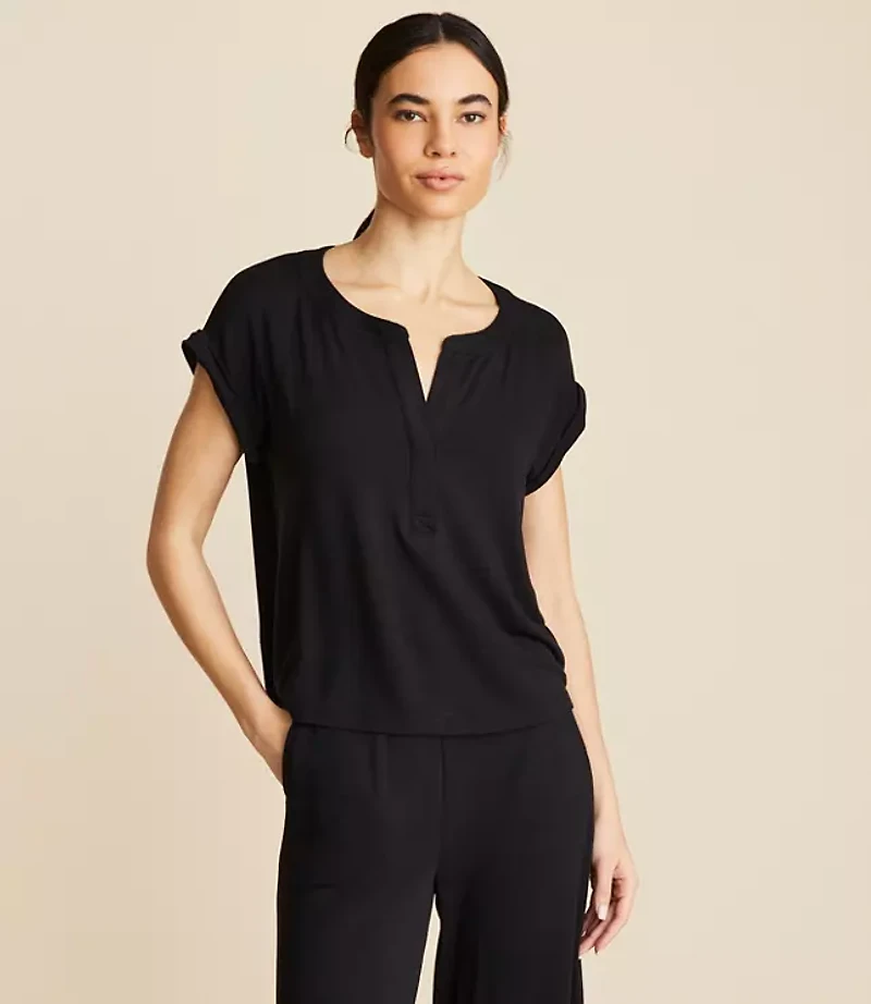 Petite Lou & Grey Signaturesoft Henley Top