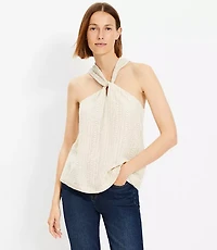 Crochet Keyhole Halter Top