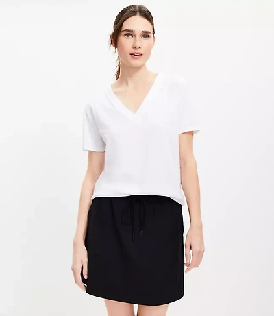 Petite Lou & Grey Soft Jersey V-Neck Tee