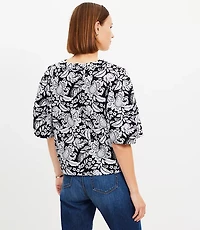 Paisley Bell Sleeve Blouse