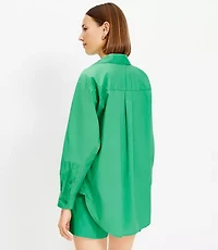 Poplin Everyday Oversized Pocket Shirt