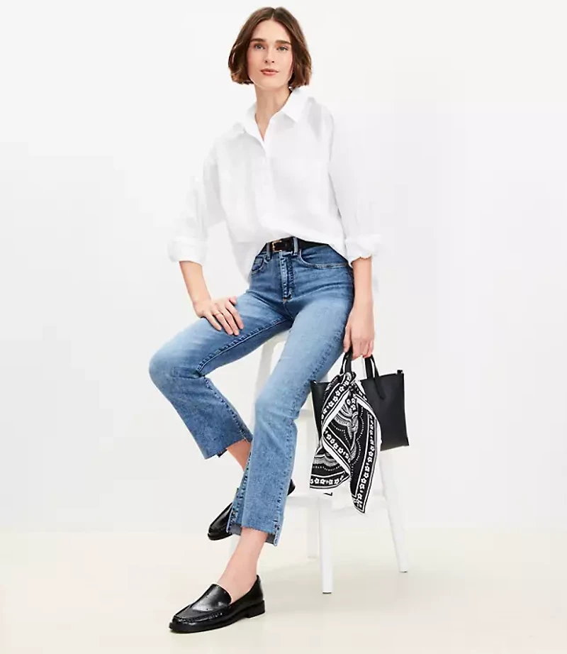 Cotton Blend Everyday Oversized Pocket Shirt