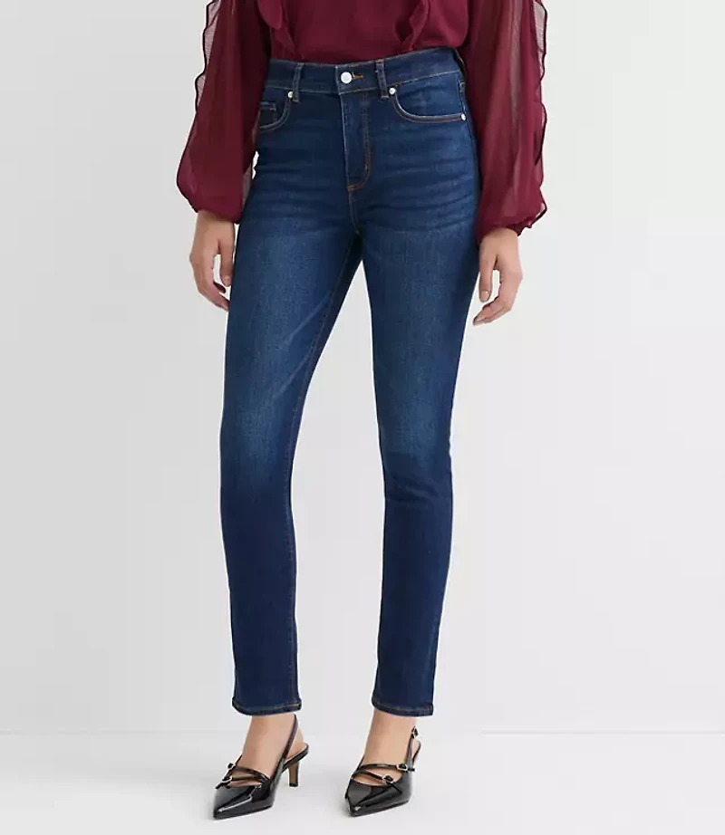 High Rise Skinny Jeans Vintage Dark Wash