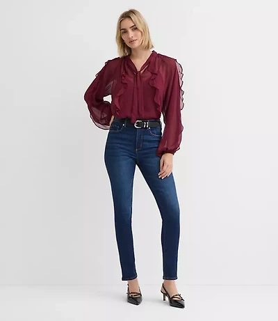 High Rise Skinny Jeans Vintage Dark Wash